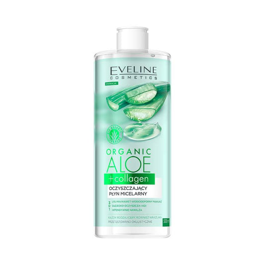 Apă micelară Organic Aloe + Collagen – 400 ml